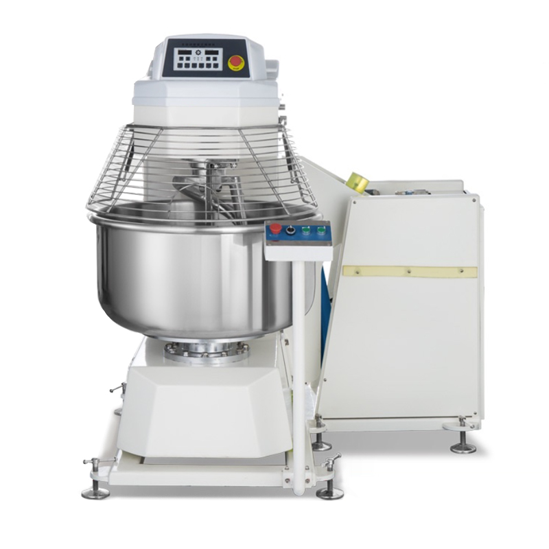 Flip cylinder dough mixer